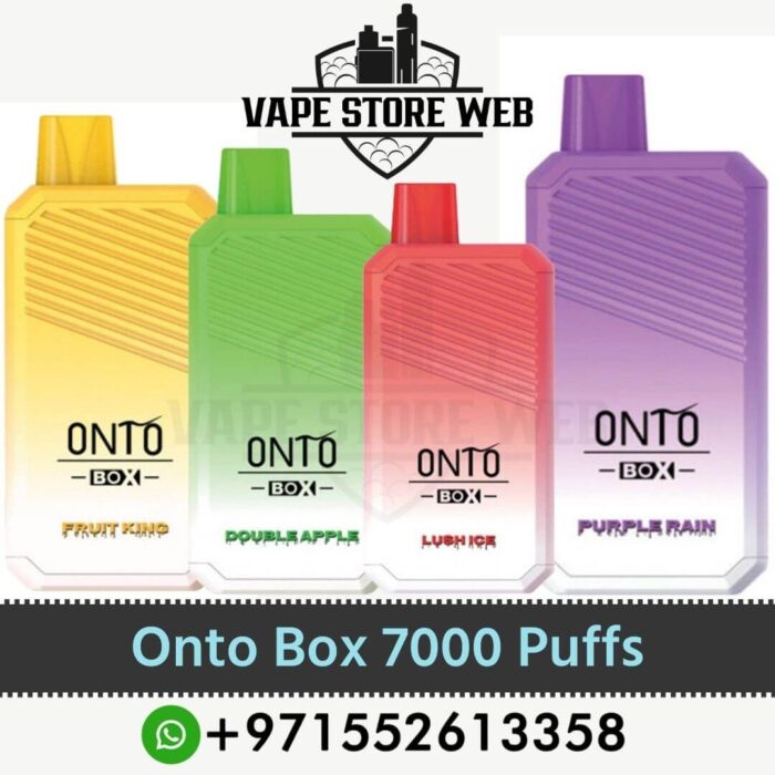 Best Onto Box 7000 Puffs 5% Disposable Vape In Dubai