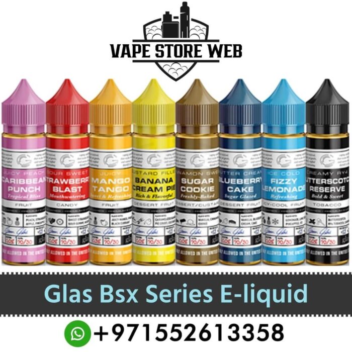 Glas Bsx Series 60ml 3mg E-liquid In Dubai, UAE Best Glas Bsx Series E-liquid 60ml 3mg In Dubai Near Me