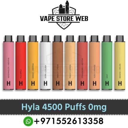 Best Hyla 4500 Puffs 0mg 10ml Disposable Vape At Dubai Near Me
