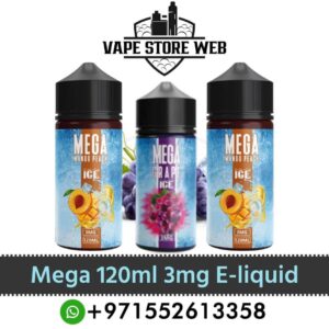 Mega 120ml 3mg E Liquid