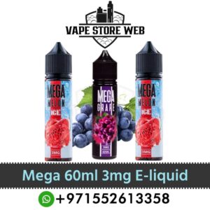 Mega 60ml 3mg E Liquid In Dubai