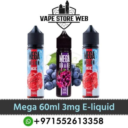 Best Mega 60ml 3mg E-liquid At Dubai In Low Prices