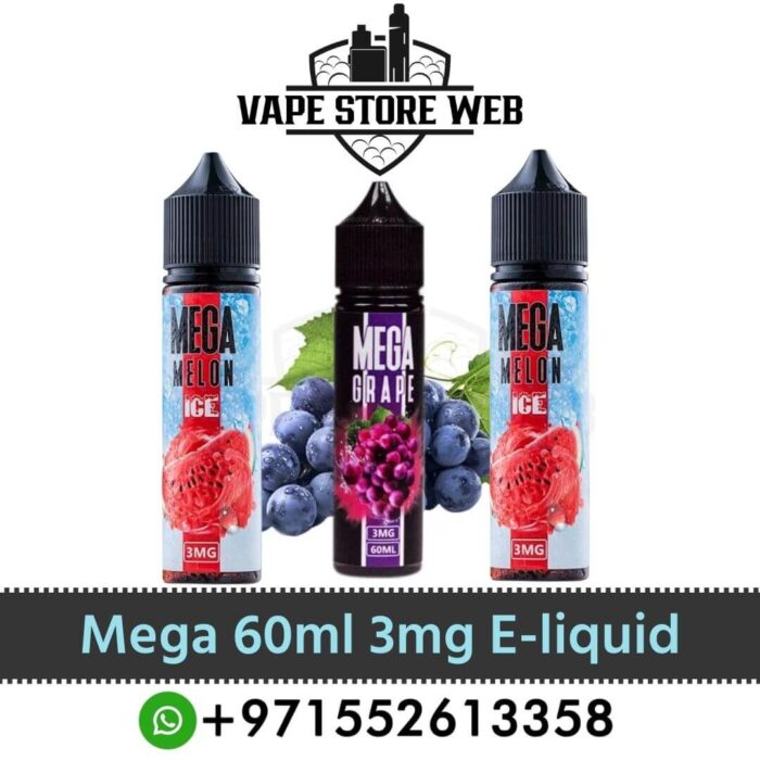 Best Mega 60ml 3mg E-liquid At Dubai In Low Prices