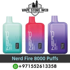 Nerd Fire 8000 Puffs Disposable Vape In Dubai