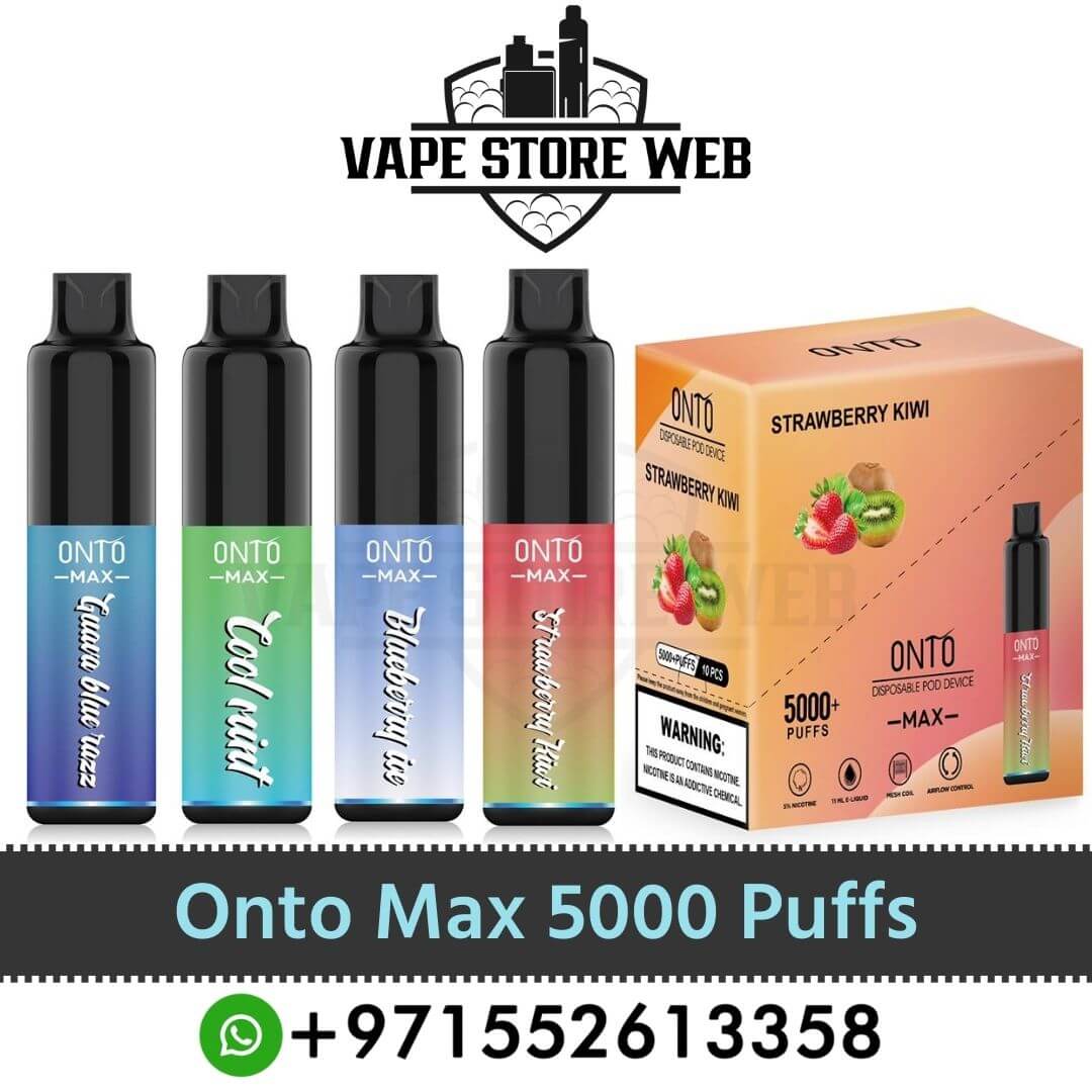 Best Onto Max 5000 Puffs 5% Disposable Vape In Dubai