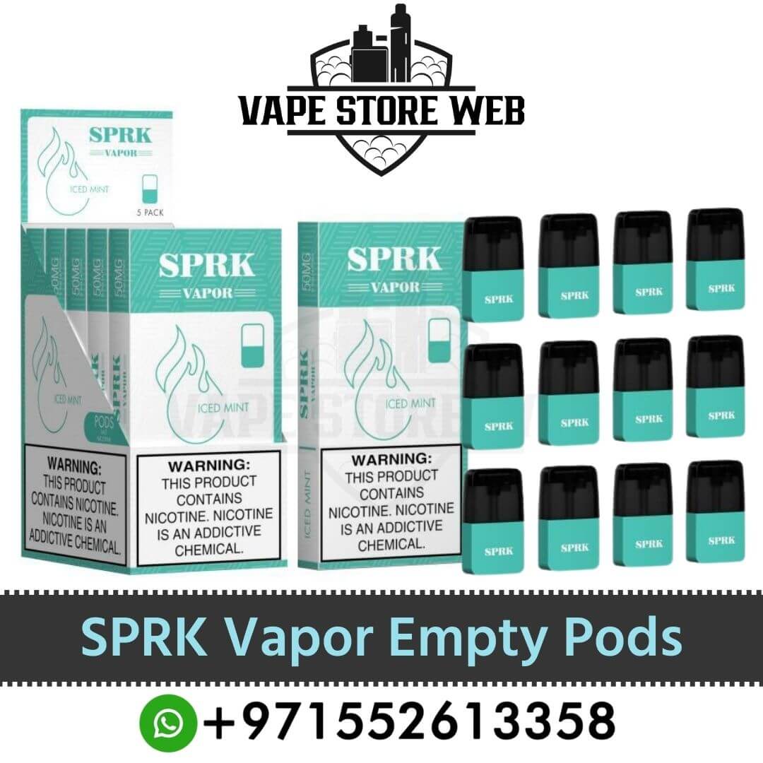 Best SPRK Vapor Empty Pods In Low Prices At Dubai