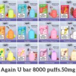 Best Again U-Bar 8000 Puffs 50mg Disposable Vape In Dubai Near Me