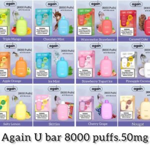 Again U Bar 8000 Puffs Disposable Vape In Dubai, UAE