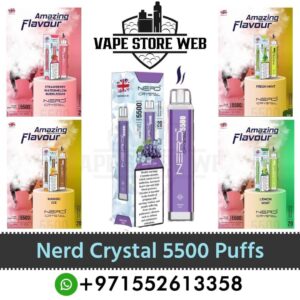 Best Nerd Crystal 5500 Puffs Disposable Vape In Dubai, UAE