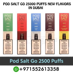 Best Pod Salt Go 2500 Puffs 20mg Disposable Vape In Dubai , UAE