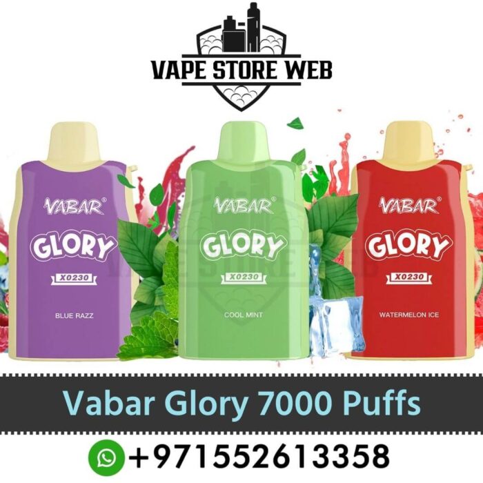 Best Vabar Glory 7000 Puffs Disposable Vape In Dubai, UAE