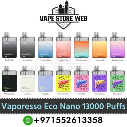 Best Vaporesso Eco Nano 13000 Puffs Pod System In Dubai Near ME