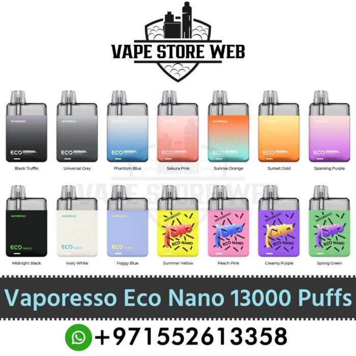 Vaporesso Eco Nano 13000 Puffs Pod System In Dubai, UAE Best Vaporesso Eco Nano 13000 Puffs Pod System In Dubai Near ME