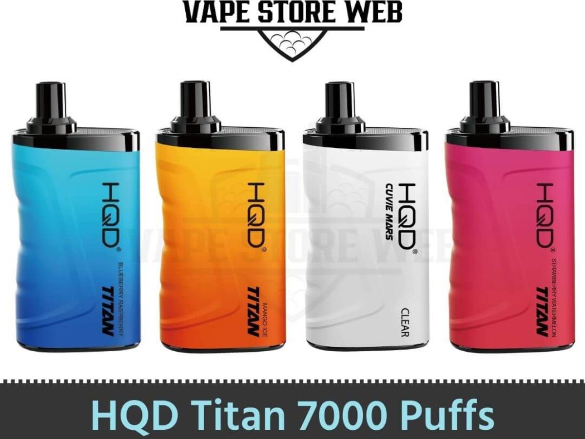 Best HQD Titan 7000 Puffs 50Mg Disposable Vape In Dubai