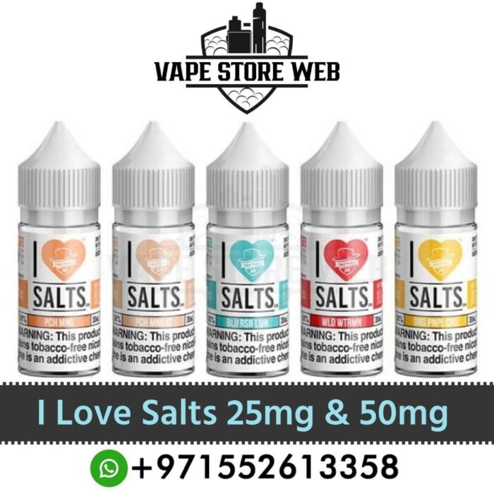 I Love Salts 25mg Best I Love Salts 25mg & 50mg E-liquid In Dubai, UAE