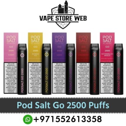 Best Pod Salt Go 2500 Puffs 20mg Disposable Vape In Dubai Near me