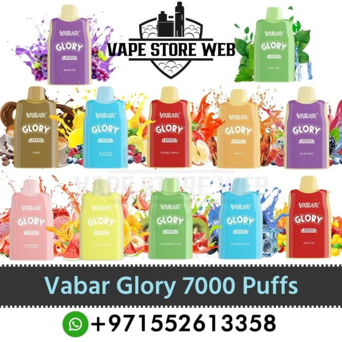 Best Vabar Glory 7000 Puffs Disposable Vape In Dubai, UAE Near Me