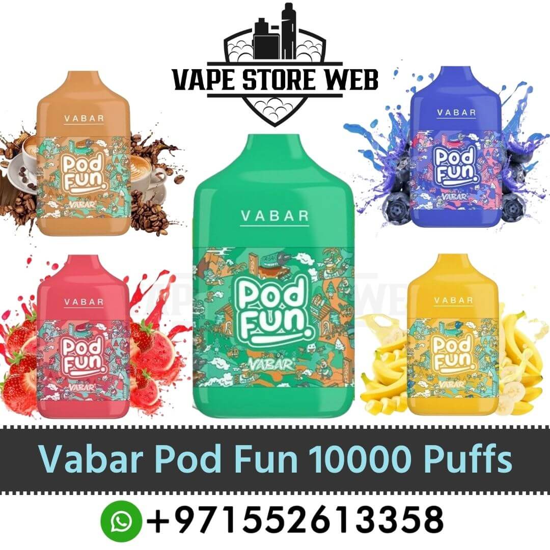 Best Vabar Pod Fun 10000 Puffs Disposable Vape & Pod Dubai