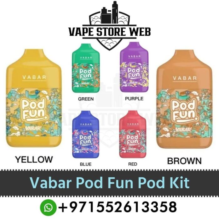 Vabar Pod Fun 50mg Pod Device In Dubai, UAE Best Vabar Pod Fun Pod System In Dubai, UAE