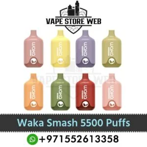 Waka Smash 5500 Puffs 18mg Disposable Vape, UAE