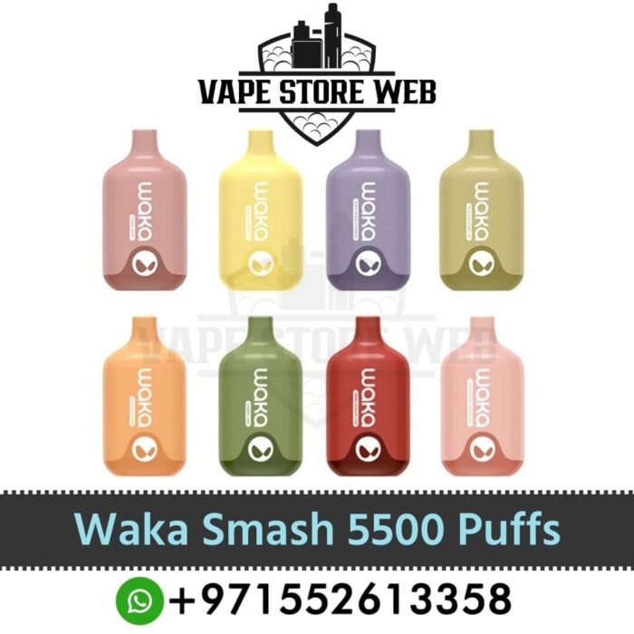 Waka Smash 5500 Puffs 18mg Disposable Vape, UAE Best Waka Smash 5500 Puffs 18mg Disposable Vape, UAE Near ME