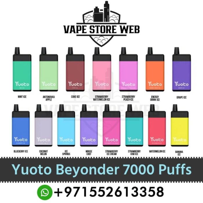 Best Yuoto Beyonder 7000 Puffs Disposable Vape In Dubai, UAE