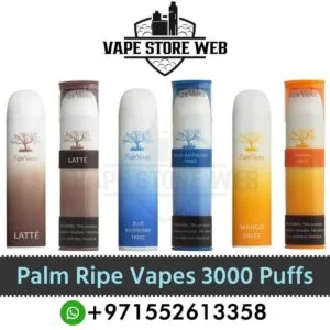 Palm Ripe Vapes 3000 Puffs (20mg, 30mg & 50mg) Disposable Device In Dubai, UAE