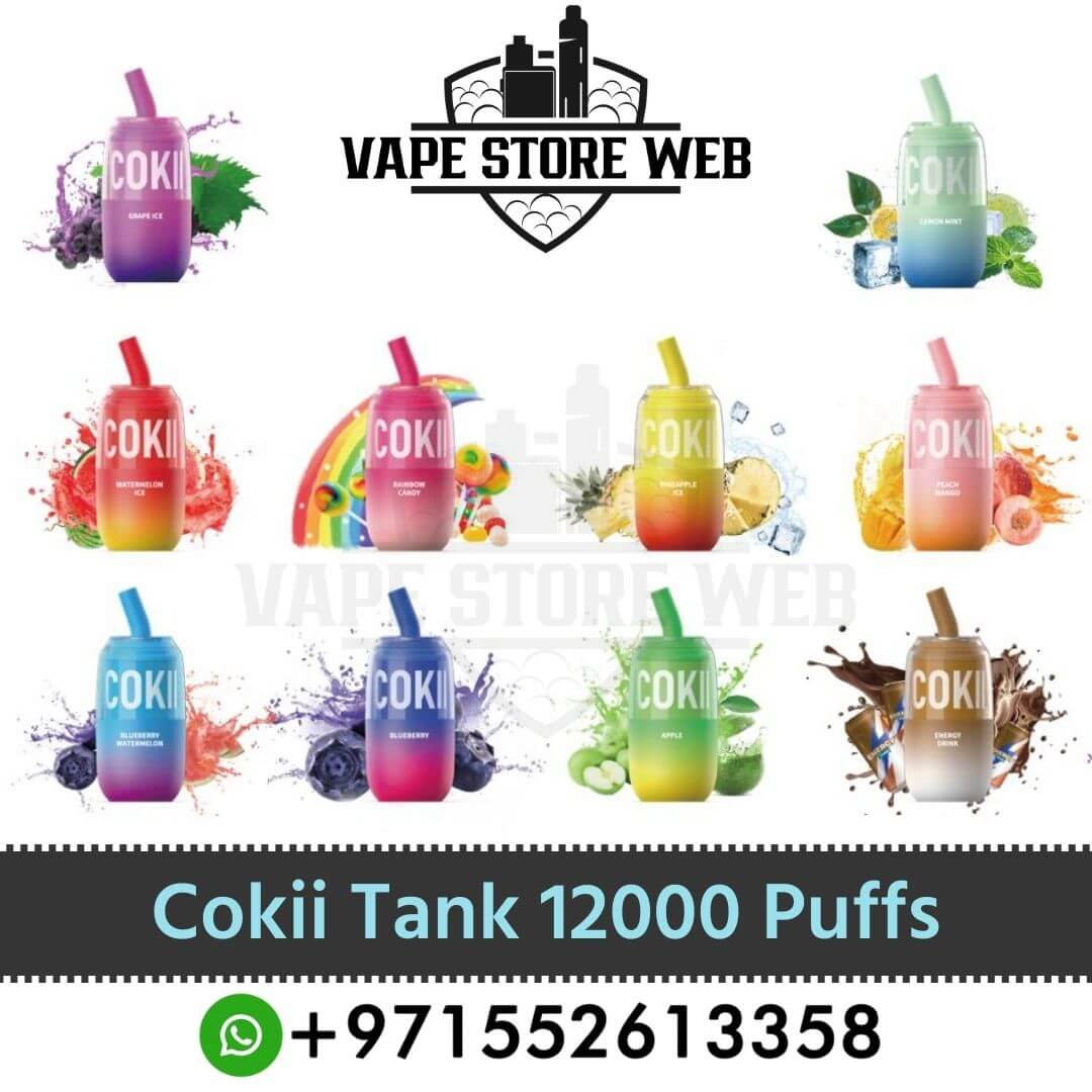 Cokii Tank 12000 Puffs (0Mg, 20Mg & 50Mg) Disposable Vape In Dubai, UAE