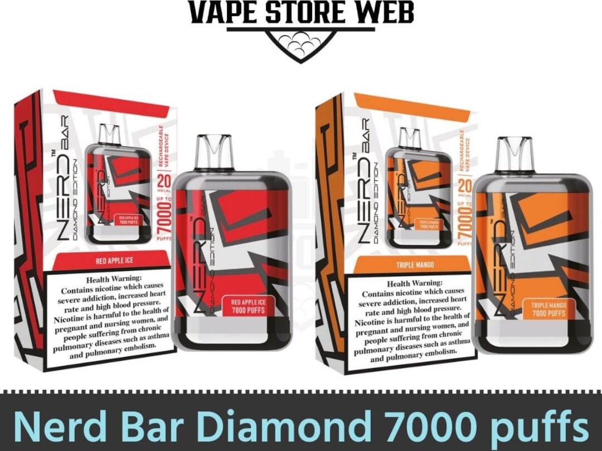 nerd bar vape review Nerd Bar Diamond 7000 Puffs 20mg Disposable Vape Review