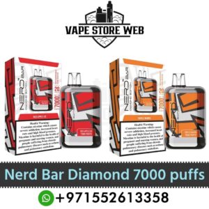 Nerd Bar Diamond 7000 Puffs 20Mg Disposable Vape In Dubai, UAE