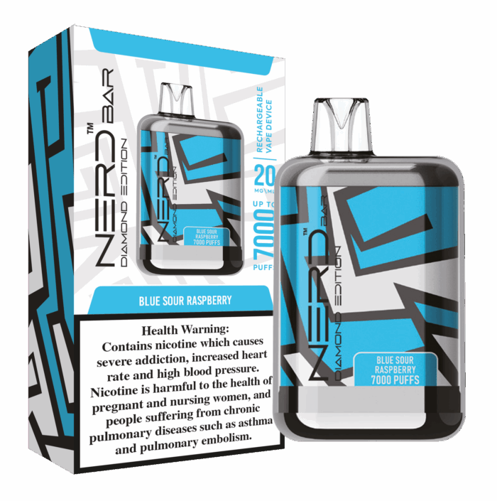 Best Nerd Bar VAPE Nerd Bar Diamond 7000 Puffs 20Mg Disposable Vape In Dubai, UAE Near Me