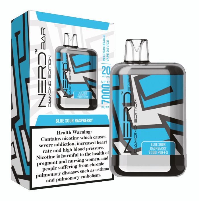 Best Nerd Bar Diamond 7000 Puffs 20Mg Disposable Vape In Dubai, UAE Near Me