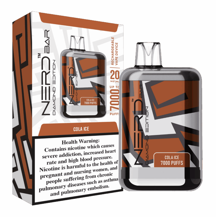 Best Nerd Bar Diamond 7000 Puffs 20Mg Disposable Vape In Dubai, UAE Near Me
