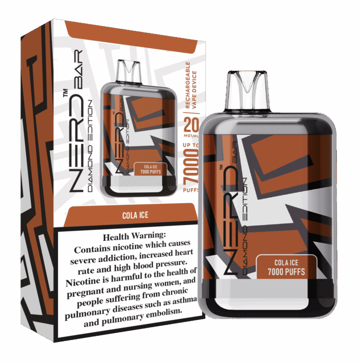 Best Nerd Bar Diamond 7000 Puffs 20Mg Disposable Vape In Dubai, UAE Near Me