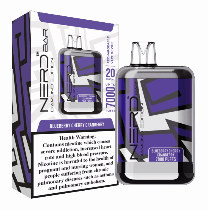Best Nerd Bar Diamond 7000 Puffs 20Mg Disposable Vape In Dubai, UAE Near Me