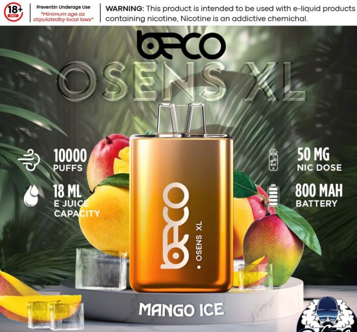 Best Beco Osens XL 10000 Puffs 50mg Disposable Vape Near Me
