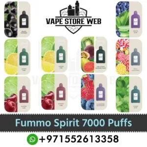 Fummo Spirit 7000 Puffs 20Mg Disposable Vape In Dubai, UAE