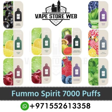 Best Fummo Spirit 7000 Puffs 20Mg Disposable Vape In Dubai