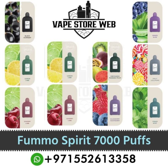 Fummo Spirit 7000 Puffs 20Mg Disposable Vape In Dubai, UAE Best Fummo Spirit 7000 Puffs 20Mg Disposable Vape In Dubai