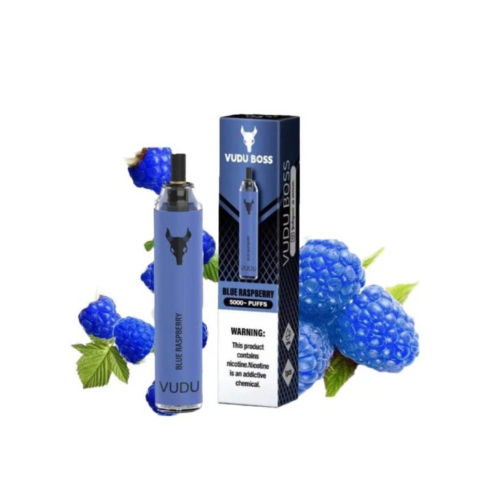 Best VUDU Boss 5000 Puffs 50Mg Blue Raspberry Disposable Vape In Dubai