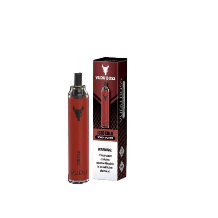 Best VUDU Boss 5000 Puffs 50Mg Iced Cola Disposable Vape In Dubai