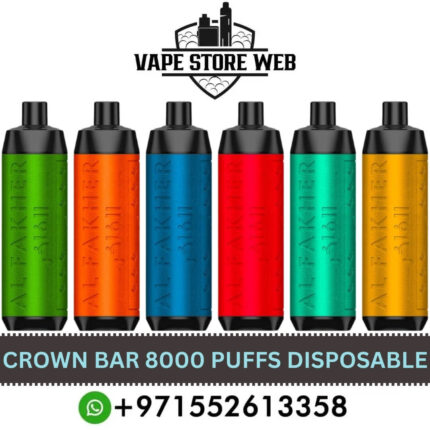 Al Fakher Crown Bar 8000 Puffs Price in Dubai