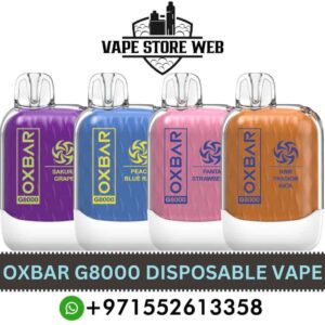 Get OXBAR G8000 Price In UAE. OXBAR Vape G8000 18mg Disposable Vape In Dubai. OXBAR G8000 8000 Puffs 18mg Vape Shop Near Me