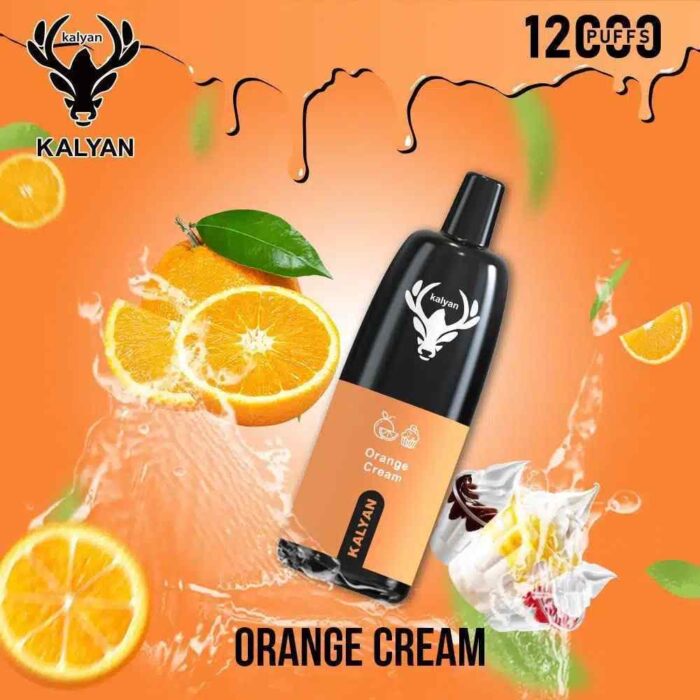 KALYAN PRO 12000 Puffs Price in Dubai Orange Cream