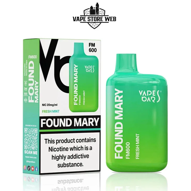 VAPES BARS Found Mary FM5800 Disposable 5800 Puffs Rechargeable Vape in UAE 4 Vape Bars Found Mary 5800 Puffs 1