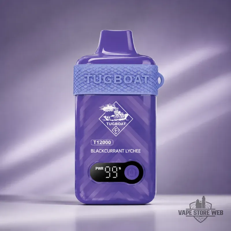 TUGBOAT T12000 Puffs Disposable Vape in Dubai 4 tugboat t12000 puffs disposable vape in dubai blackcurrant lychee