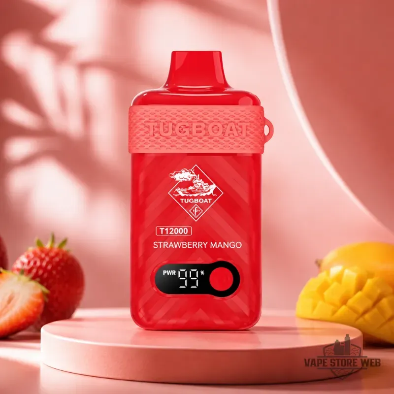 TUGBOAT T12000 Puffs Disposable Vape in Dubai 17 tugboat t12000 puffs disposable vape in dubai strawberry mango