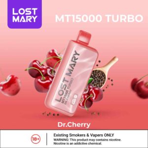 DR. CHERRY LOST MARY MT15000 Turbo 15000 Puffs 5% (50MG) Disposable Vape In Dubai