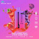HAYATI Pro Ultra 15000 Puffs 20MG Disposable Vape Price in Dubai Grape Gummy Bear Straw Gummy Bear