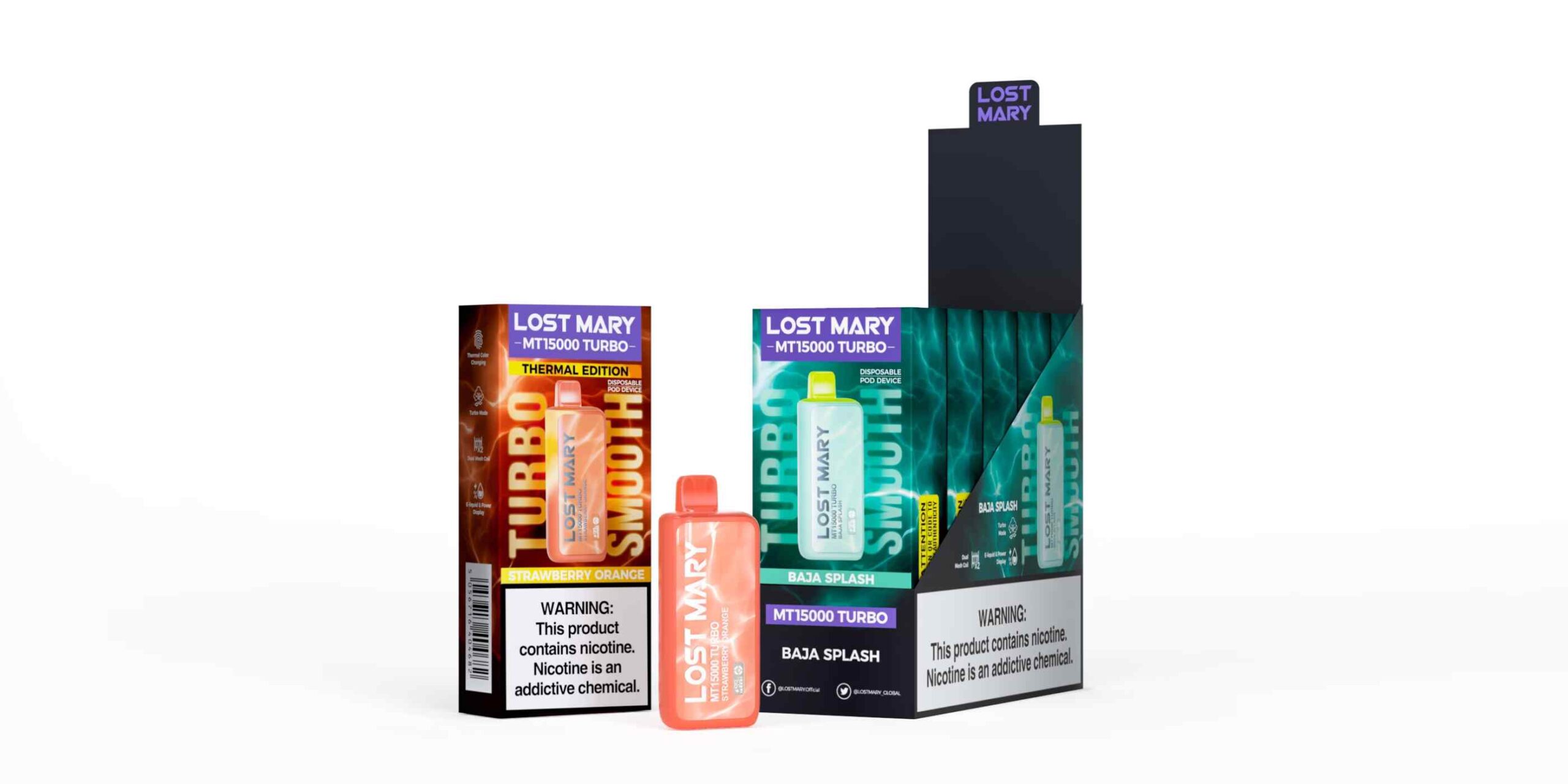 LOST MARY MT15000 Turbo 15000 Puffs 5% (50MG) Disposable Vape in Dubai